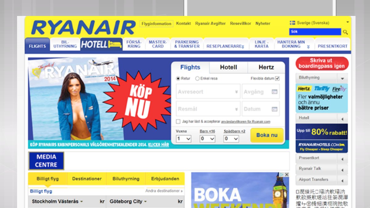 – Ryanair kan vi skicka på en genuskurs direkt!, säger Moa.
